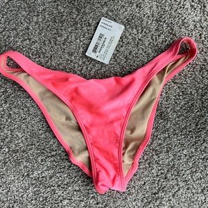 American Apparel Tricot Ruched Back Brazilian Bottom